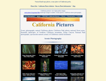 Tablet Screenshot of californiapictures.com